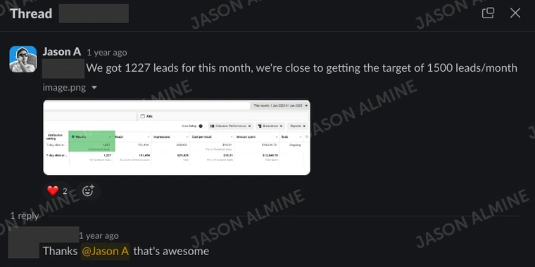 Course campaign update: team feedback